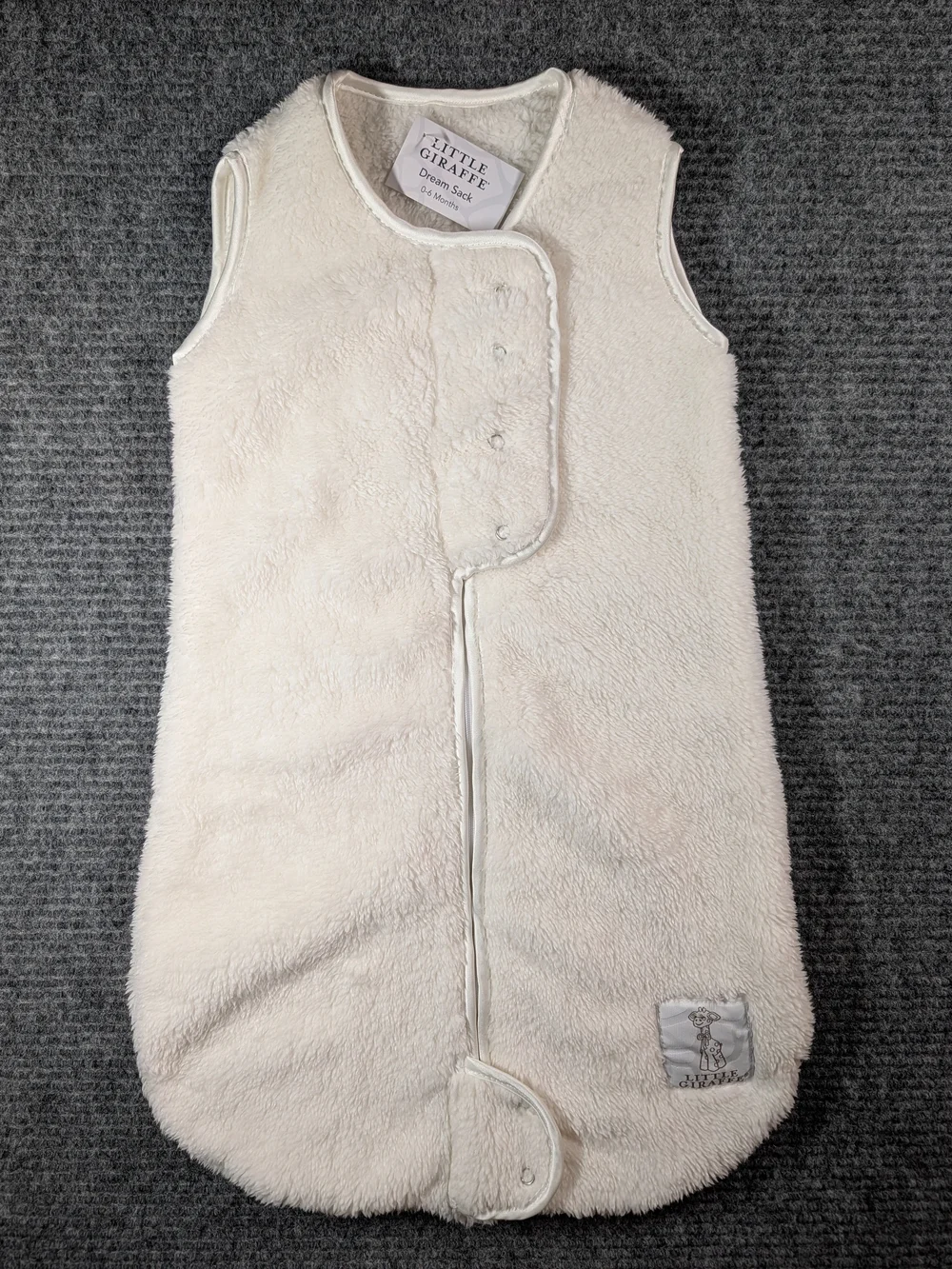Little Giraffe Chinelle Dream Sack 0-6 Months Cream/Ivory Ultra Soft NWT